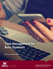 Time Management for Busy Students book cover