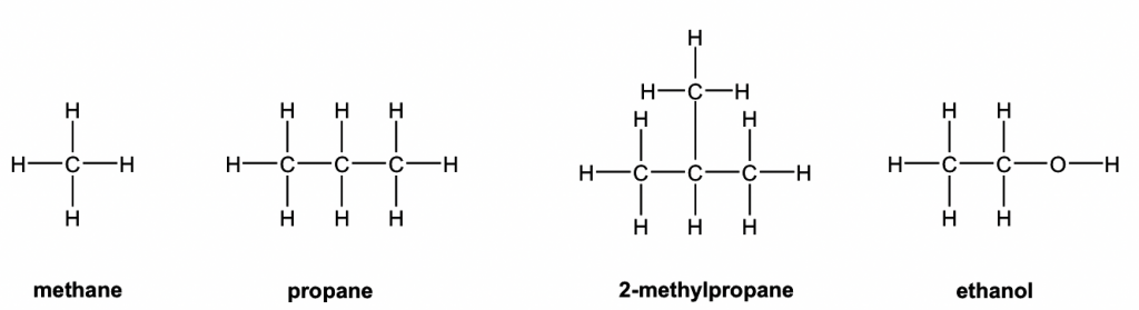 ethanol condensed structural formula