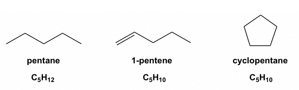 c5h10 lewis structure isomers