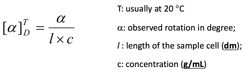 How To Find Specific Rotation