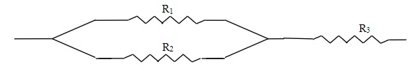 Parallel resistor of R1 and R2 joined into a single resistor of R3