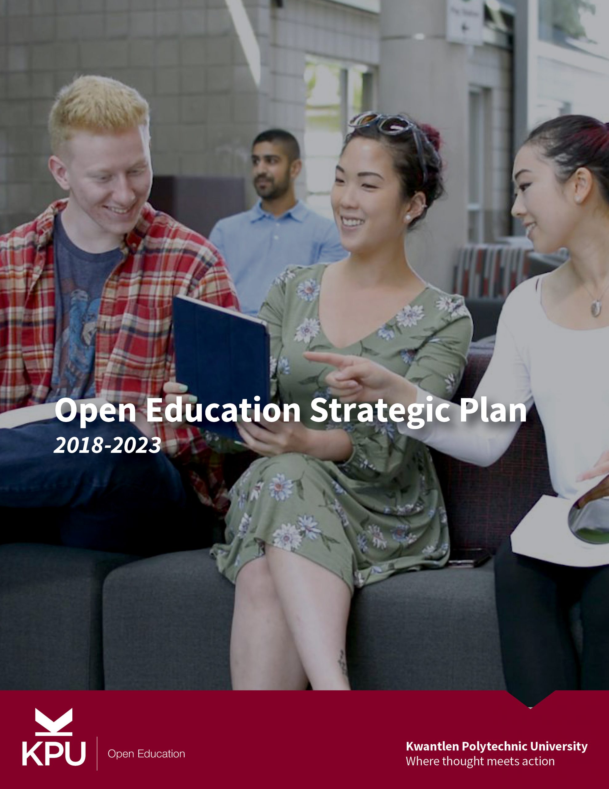 Cover image for Open Education Strategic Plan 2018-2023