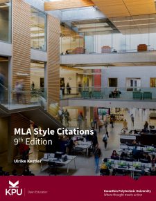 MLA Style Citations book cover