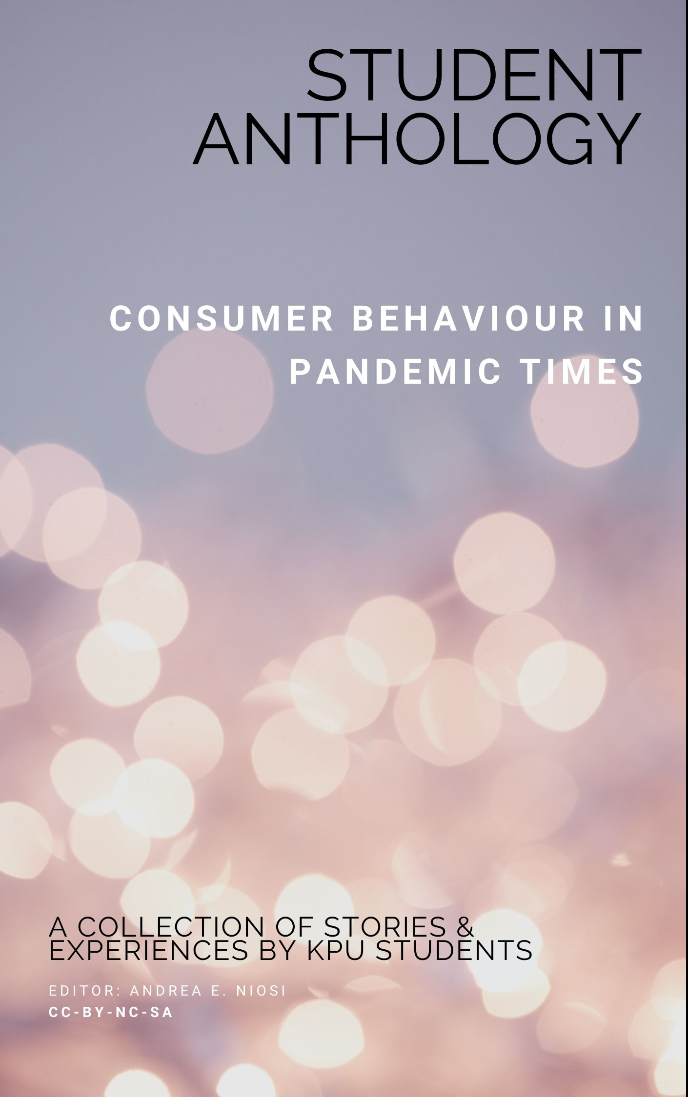 Cover image for Student Anthology: Consumer Behaviour in Pandemic Times