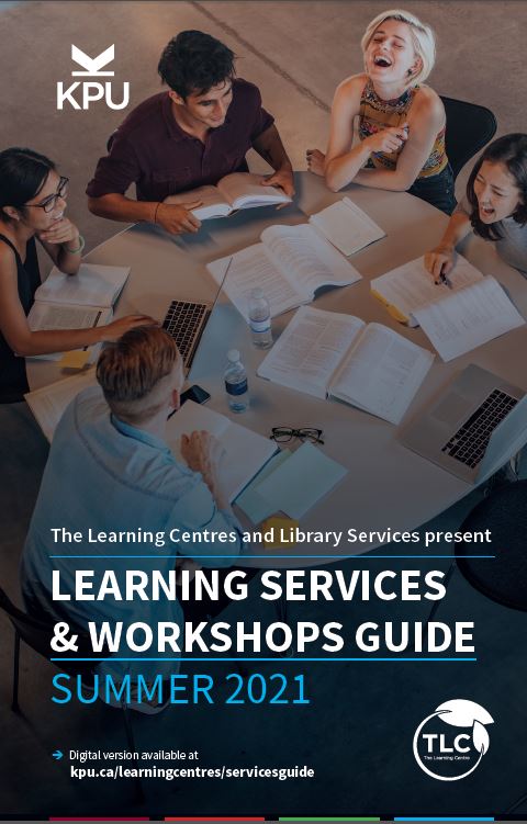 Cover image for Learning Centres Services and Workshop Guide Summer 2021