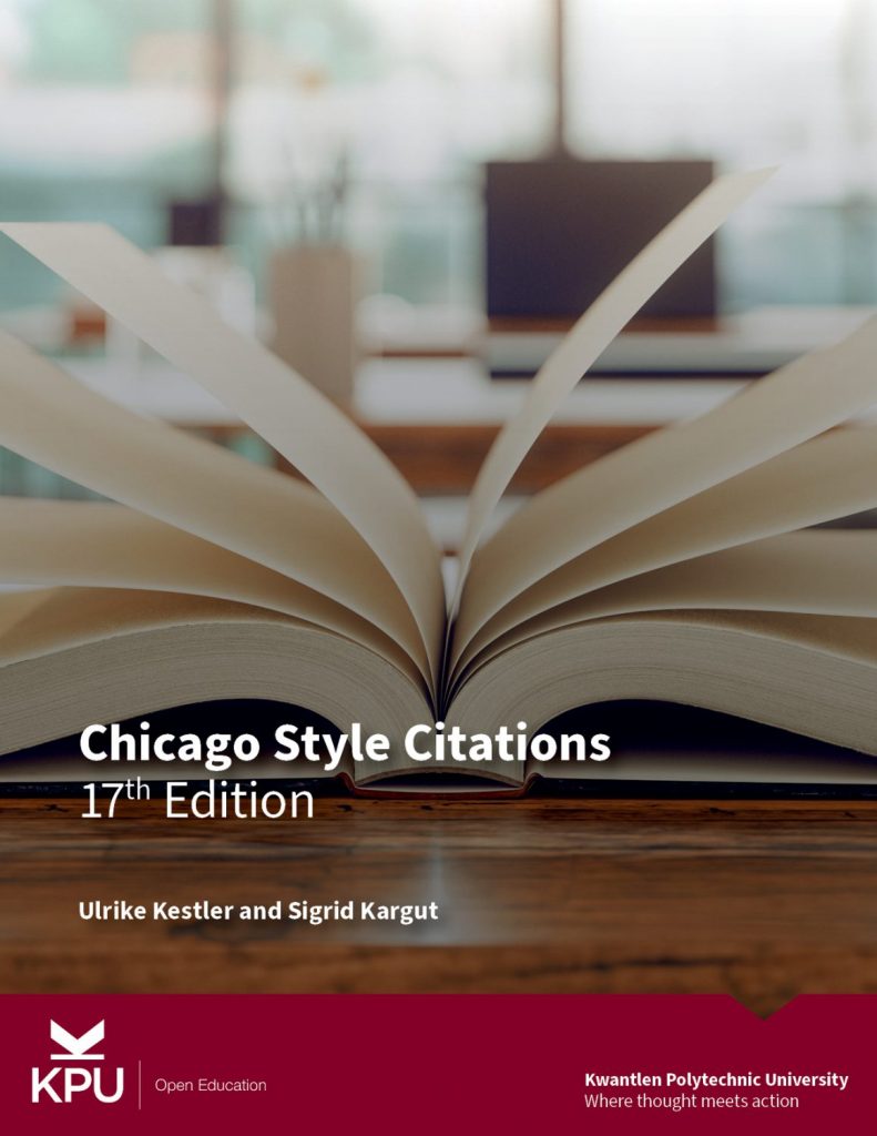 Chicago Style Citations Simple Book Publishing