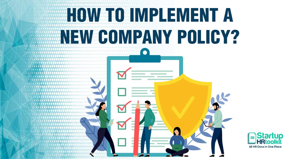 Writing a New Policy – HR Communication Handbook