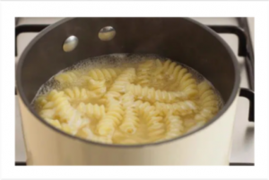 Boiling Pasta in water