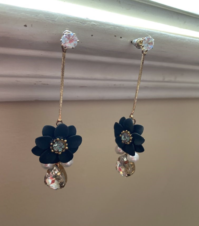 A pair of earrings