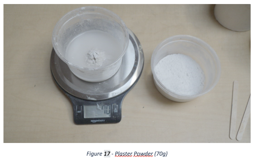 Plaster powder