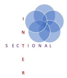 "Image of 5 overlapping circles, with the word 'inter' to the left, and the 't' of that word is horizontally intersecting with the 't' the word 'sectional'"