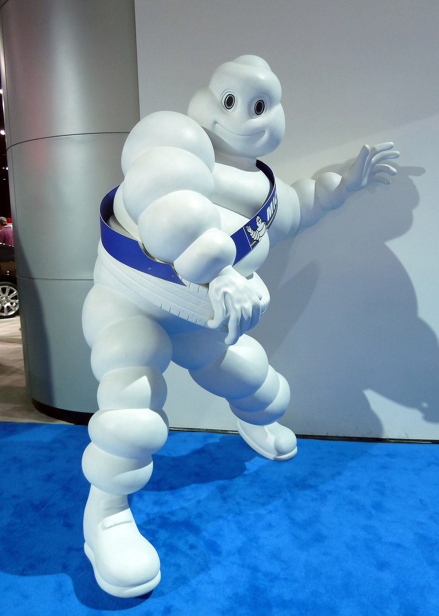 Life-sized Michelin man.
