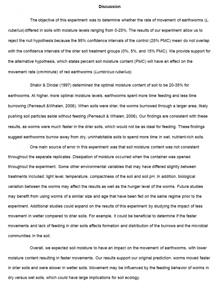 Analyze a Discussion: Sample A – Results and Discussion Writing ...