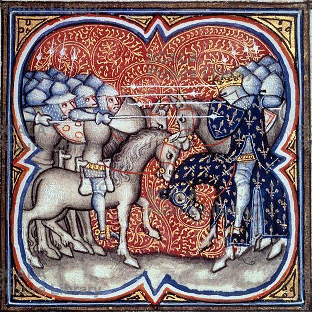 A 15th Century interpretation of the Battle of Poitiers 732