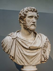 Marble bust of the Emperor Antoninus Pius