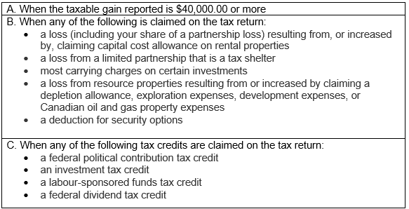 What Is The Alternative Minimum Tax How Is The Amt Applied Why Does It Exist Introductory Canadian Tax