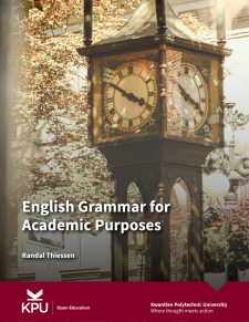English Grammar for Academic Purposes book cover