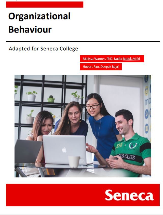 Cover image for Organizational Behaviour