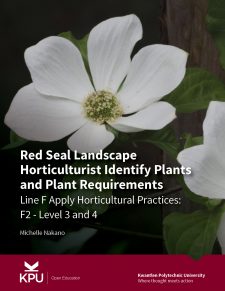 Red Seal Landscape Horticulturist Identify Plants and Plant Requirements (F2 - 3&amp;4) book cover
